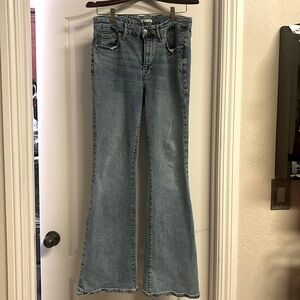 Good American flare jeans, size 12